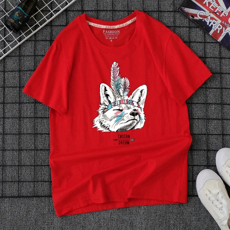 Top Women Summer Short Sleeves Tee Shirts Harajuku Cartoon Print Tshirt Cotton Ulzzang T-shirt Plus Size T Shirt | Женская одежда