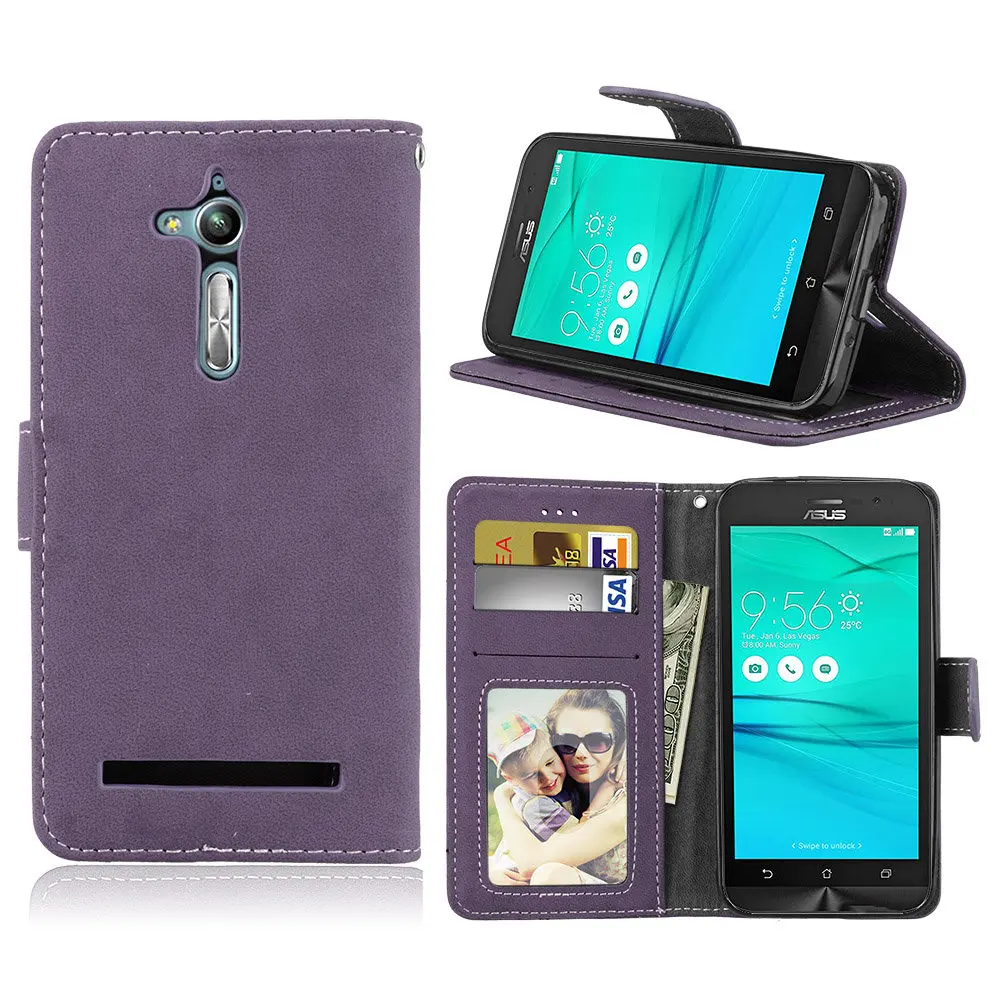 Чехол-книжка для Asus Zenfone GO tv ZB500KL ZB500KG, кожаный чехол-кошелек для ASUS X00AD Zenfone Go ZB500 ZB 500 KL 500KL