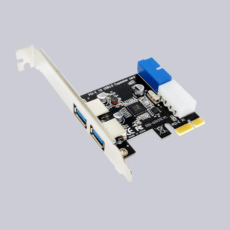 USB 3 0 PCI E карты расширения внешний адаптер 2 Порты и разъёмы USB3.0 концентратора