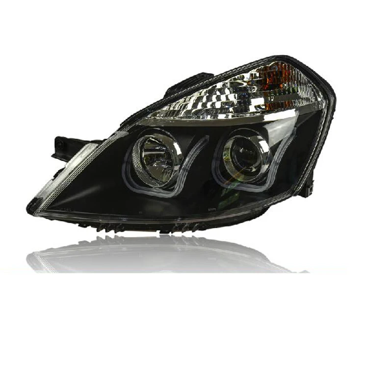 Ownsun новый двойной U острый светодиодный DRL биксеноновый проектор линзы фары для