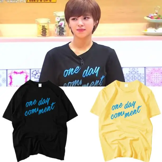 Новое поступление с буквенным принтом один день Круглая горловина короткими