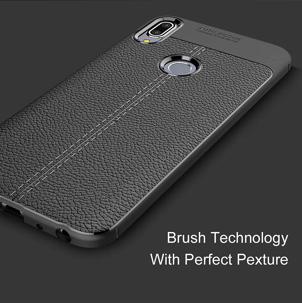 Чехол для телефона s для Asus Zenfone Max Pro M2 ZB631KL, мягкая кожа, текстура, полная защита, чехол на Max Pro M 2 ZB633KL Coque