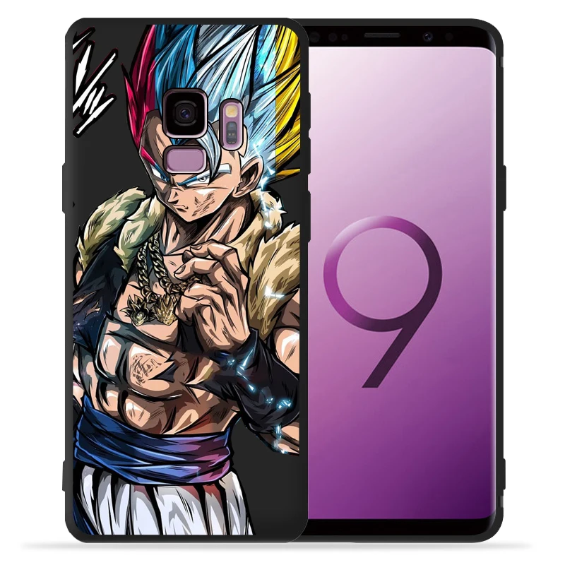 Dragon Ball Супер Гоку Вегета Дракон Чехол для телефона для чехол для Samsung Galaxy S9 S8 S10 плюс S7 S6 край S10 Lite Note9 8 крышка Etui - Цвет: 08