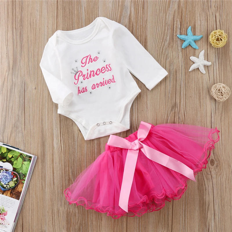 Pudcoco/Детское платье принцессы для маленьких девочек комбинезон с пачкой