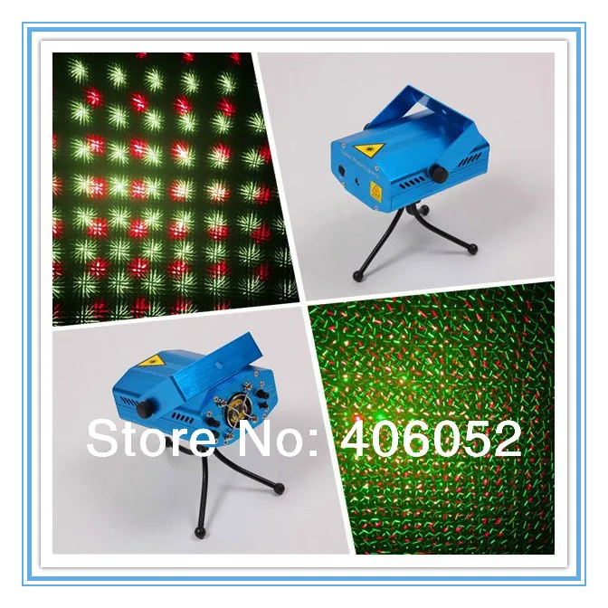 Красный и зеленый мини-проектор со звуком/автоматическим управлением