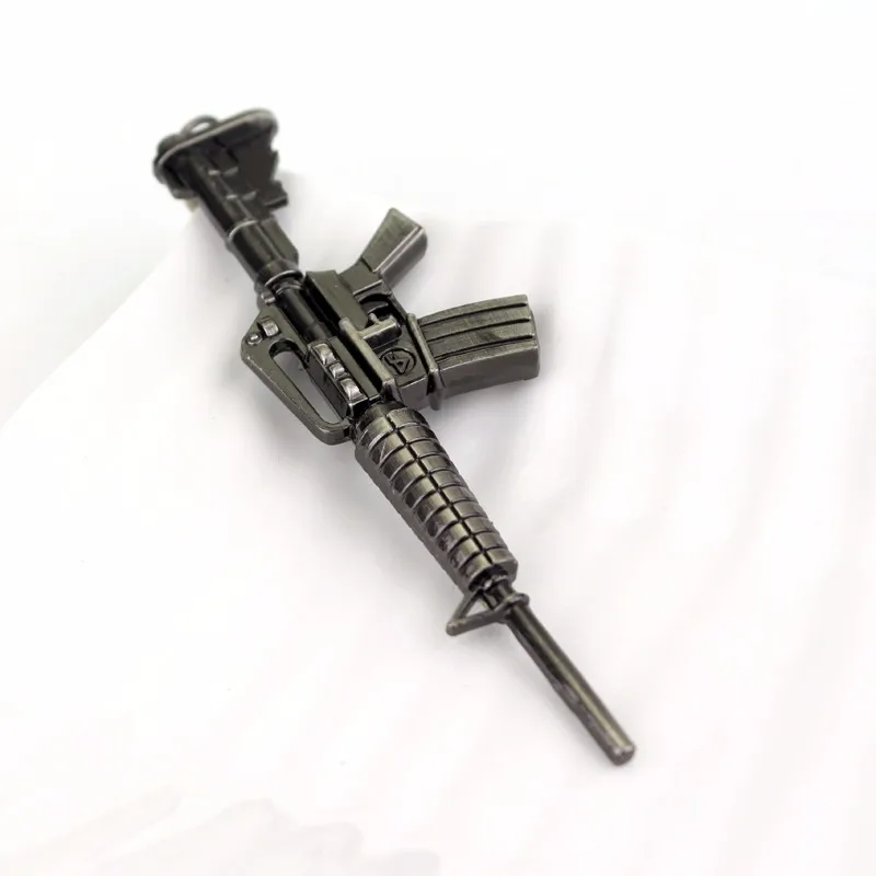 Новинка оптом и в розницу CF Gun Мини Моделирование Модель Подвеска металлический брелок оружие Модель chaveiro Шарм llaveros Sourvenir подарки