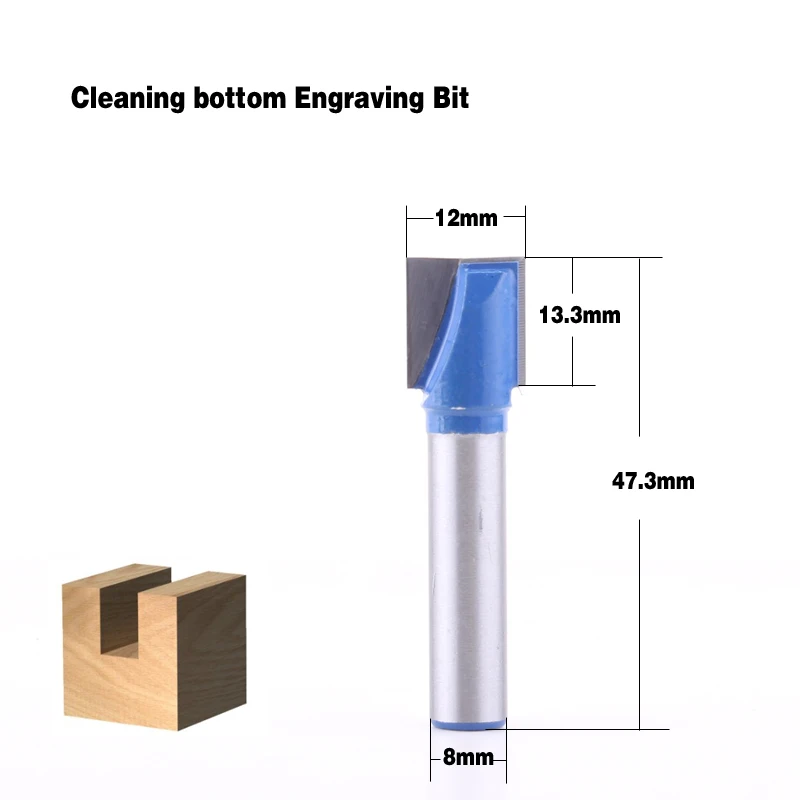 Фреза гравировальная ЧПУ твердосплавная 8 мм 1 шт. | Инструменты