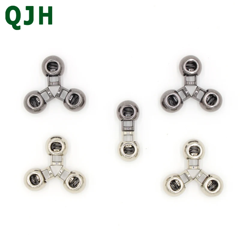 10 шт. золотистые черные металлические кнопки веревка с замком шнурок стопор для