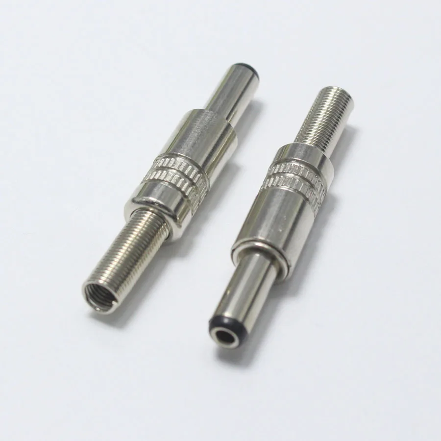 1pcs 14mm 5.5*2.1mm DC Power Plug with Tip 5.5x2.1mm Male Cable Plugs Charging Connector for PC Monitor Phone Toy ect | Обустройство