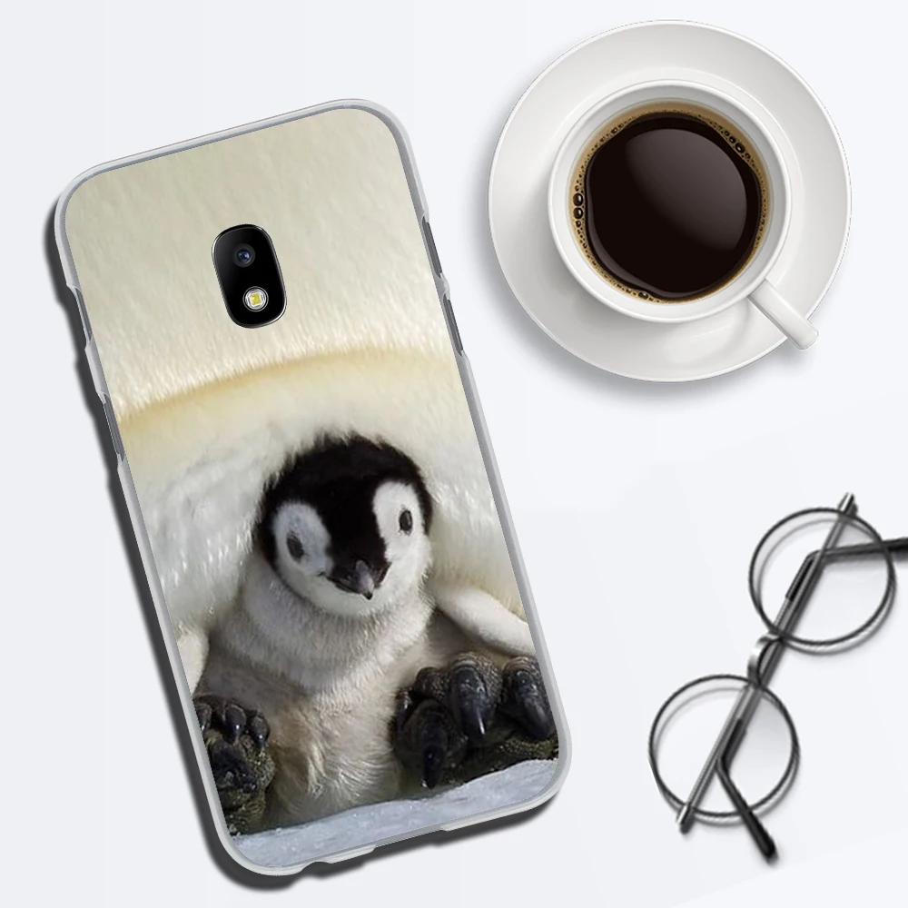 Милый жесткий чехол для телефона Lavaza Baby Penguin Samsung Galaxy J8 J7 Duo J6 J5 J4 Plus 2018 2017 2016 J2 J3 Prime