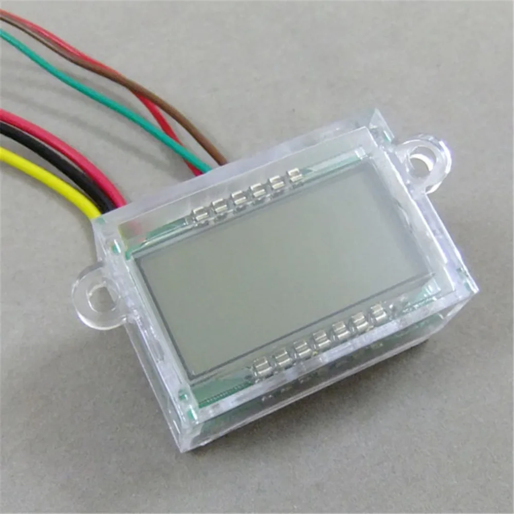 DC автомобиля мотоцикла часы ЖК-дисплей Дисплей 12 В Водонепроницаемый цифровая