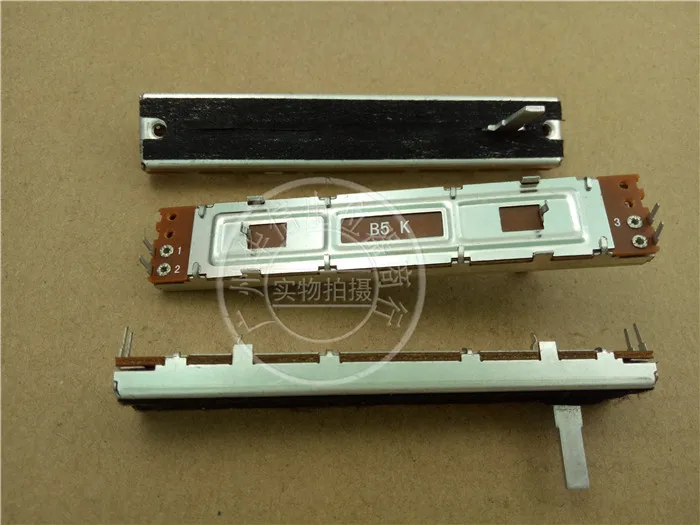Прямой скользящий потенциометр SC609N 88 мм 2 шт. B5K/одинарный Fader длина 15MMC фута x2