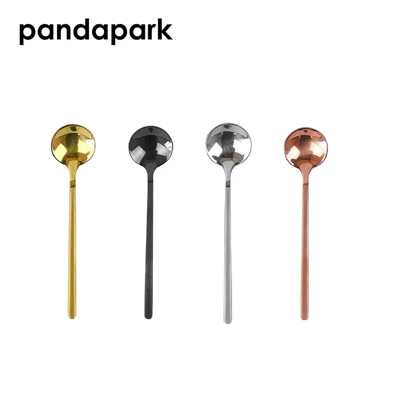 Кухонный инструмент Pandapark Круглые ложки из нержавеющей стали креативная