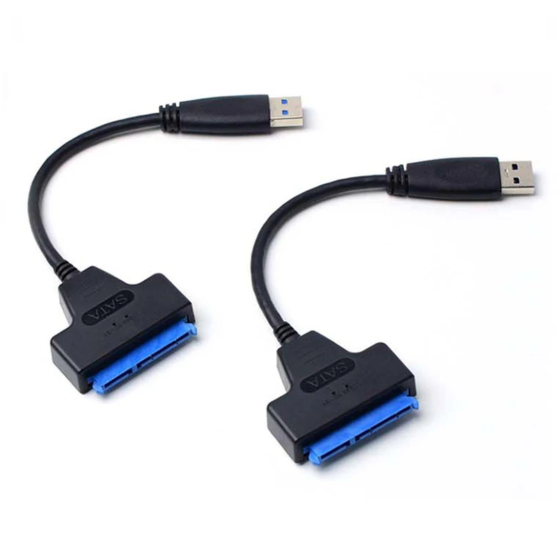 2019 USB 3 0 переходник SATA кабель 22pin sataIII к USB3 адаптеров для 2 5 &quotSATA HDD SSD USB3.0 конвертер |