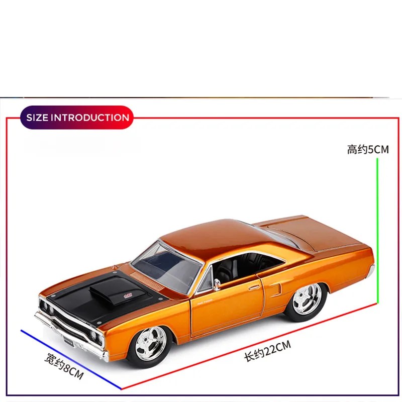 Классическая модель автомобиля из металлического сплава в масштабе 1:24 1970 года