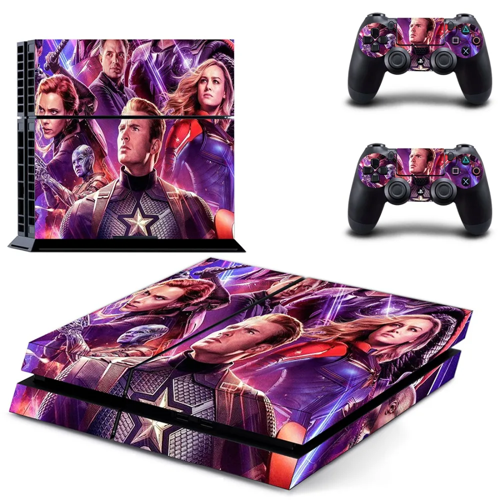 Новая наклейка на кожу PS4 Виниловая для консоли Sony Playstation 4 и контроллеров