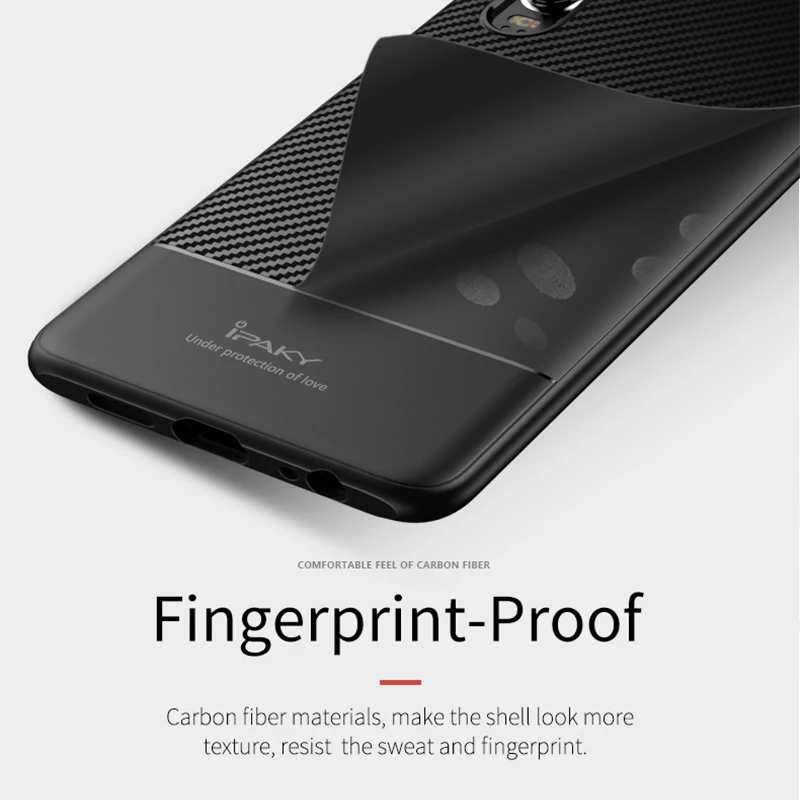 Оригинальный противоударный силиконовый Чехол IPAKY для Huawei P30 Lite текстурные