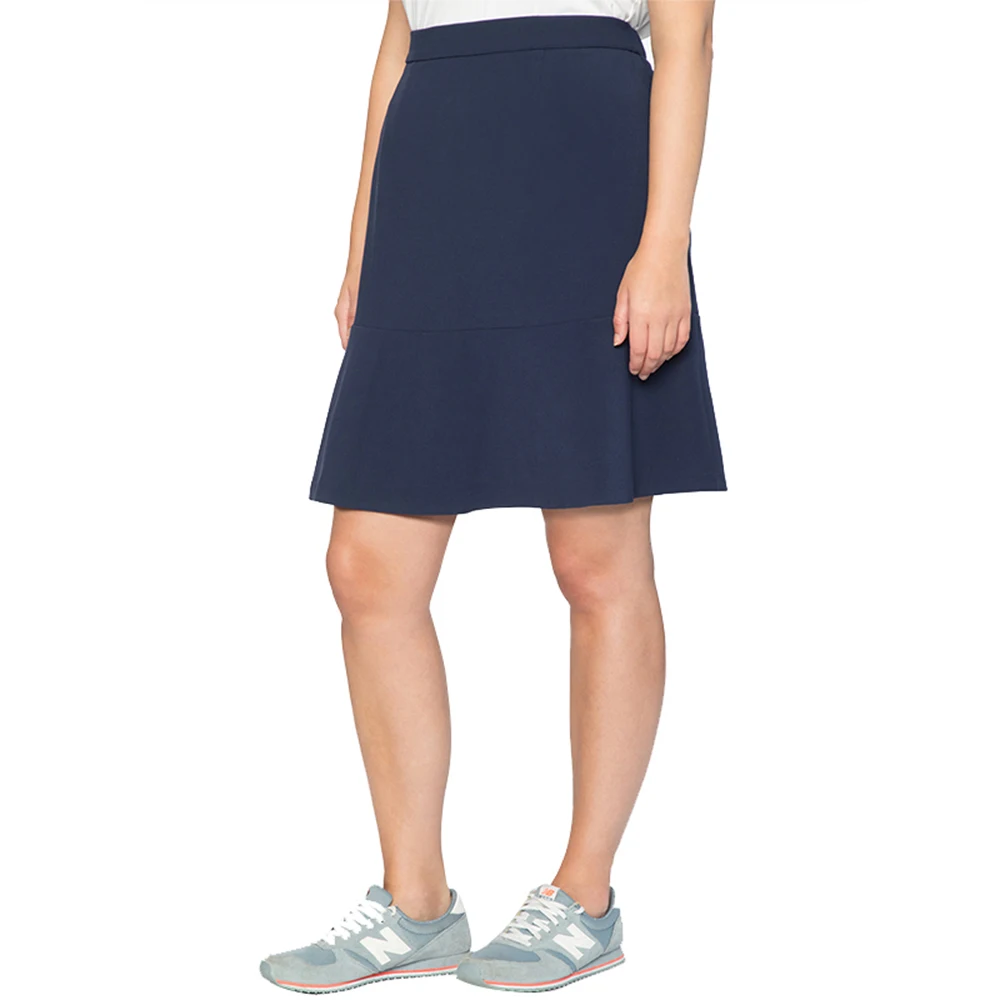 

COCOEPPS New 5XL Plus Size Women Skirt Loose Casual Big Size High Waist Fashion School Student girl Skirt Large Size Blue Skirts