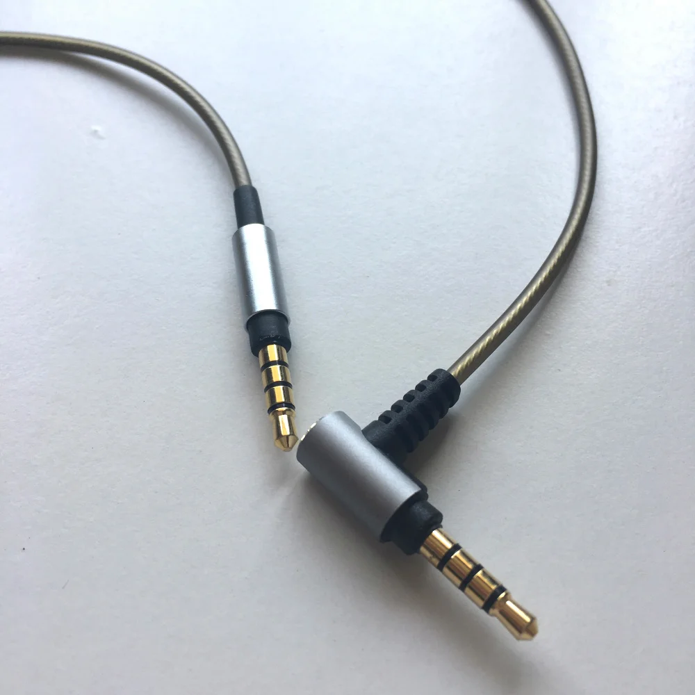 Запасной посеребренный аудиокабель 6 футов для наушников Denon AH-MM300 AH-MM200 |