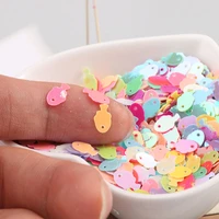 10gbag 57mm colorful fish sequins diy slime material sequins lentejuelas fittings for needlework craft costume jewelery 720pcs