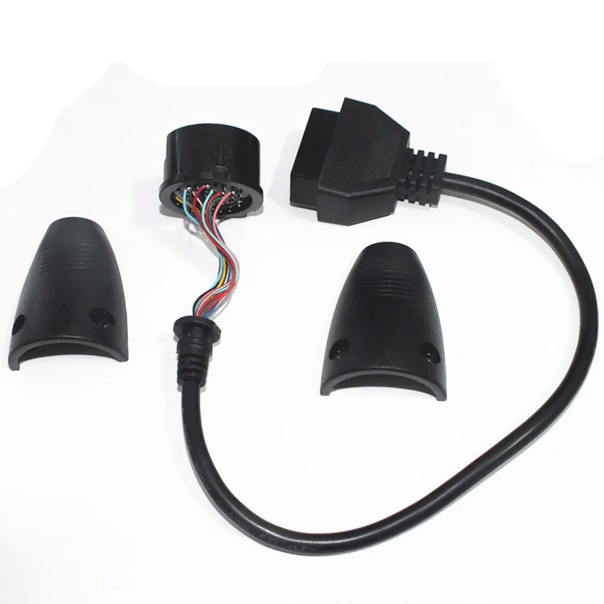 5 шт./лот Высокое качество Полный 38Pin для 16Pin для быть- nz бренд OBD2 женский кабель переходника 38 pin-код