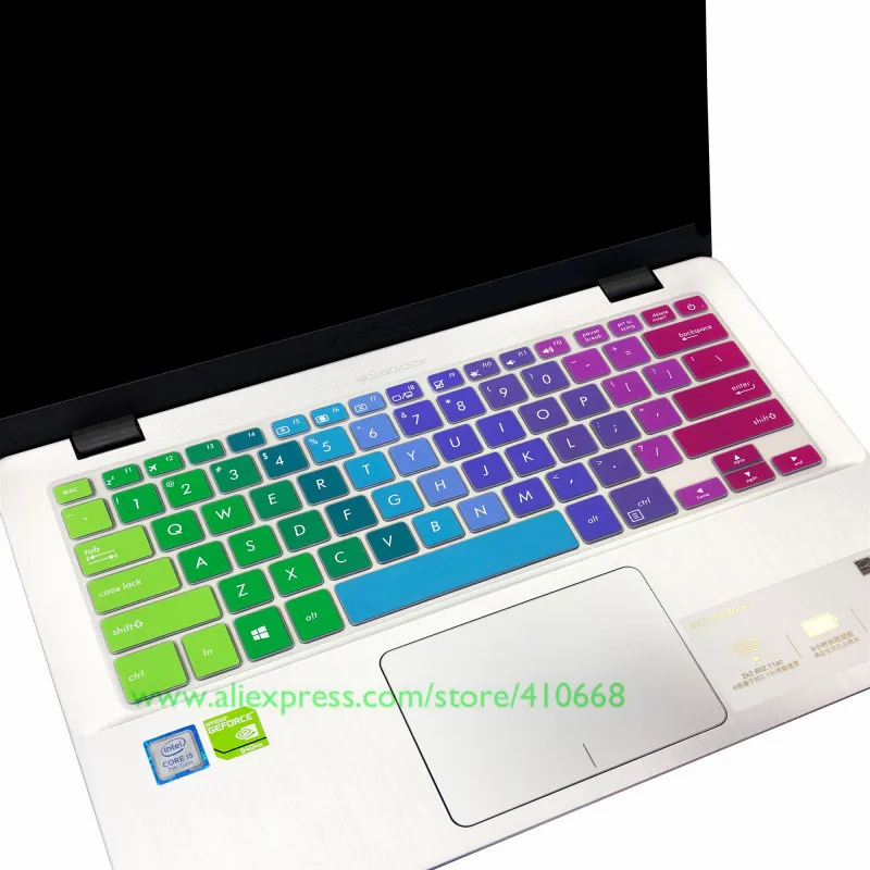 Для Asus vivobook flip 14 TP401 TP401M TP401N TP401CA TP410UF TP410UA TP410UR ноутбук 14 дюйм чехол для клавиатуры кожи Защитная пленка