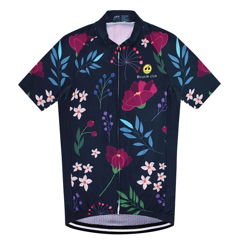 Weimostar flower Cycling Jersey Women Top Summer mtb Bike Bicycle Shirt Breathable Clothing Maillot Ropa Ciclismo | Спорт и