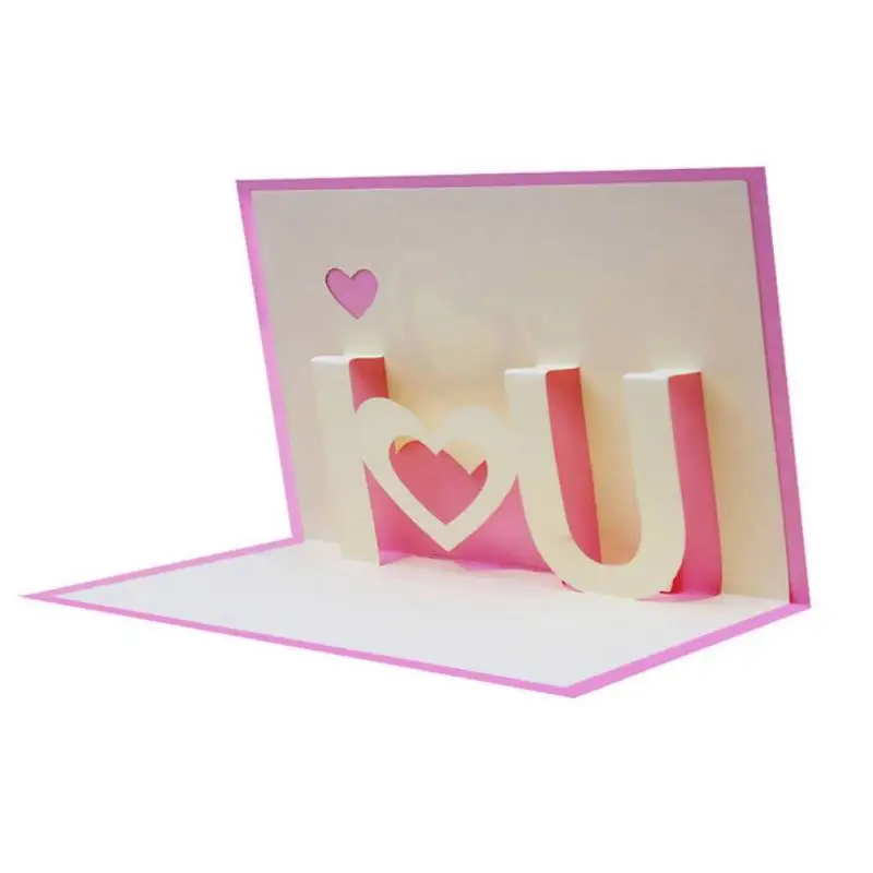 15x10cm Многодизайны бумажная скульптура мультфильм шаблон 3D всплывающие праздничные карты для приглашения поздравительной открытки праздничная открытка - Цвет: 15x10cm