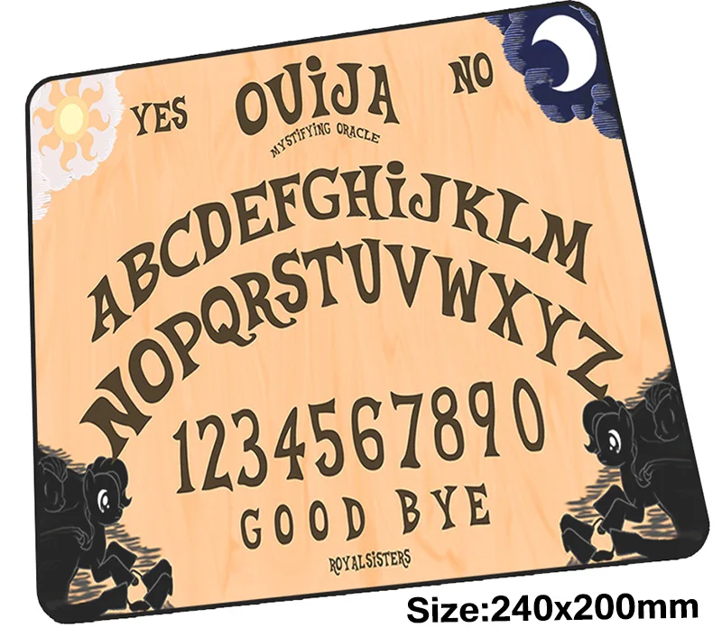 Ouija доска коврик для мыши геймер 240x200 мм notbook великолепный игровой большой