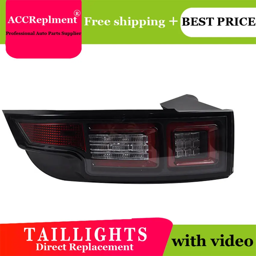 

2PCS Car Styling for Land Rover Evoque Taillights 2012-2016 for Evoque LED Tail Lamp+Turn Signal+Brake+Reverse LED light