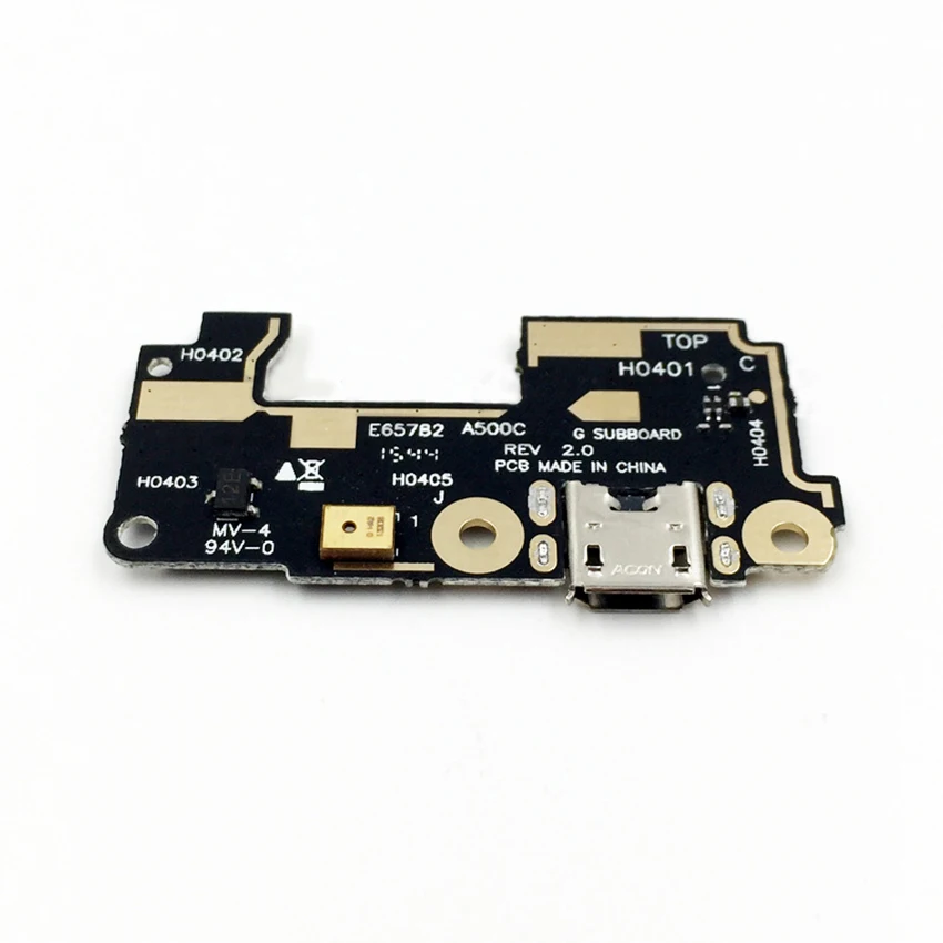 Чехол для Asus Zenfone 5 A500cg A501CG T00J зарядка через usb разъем микрофона платы гибкий