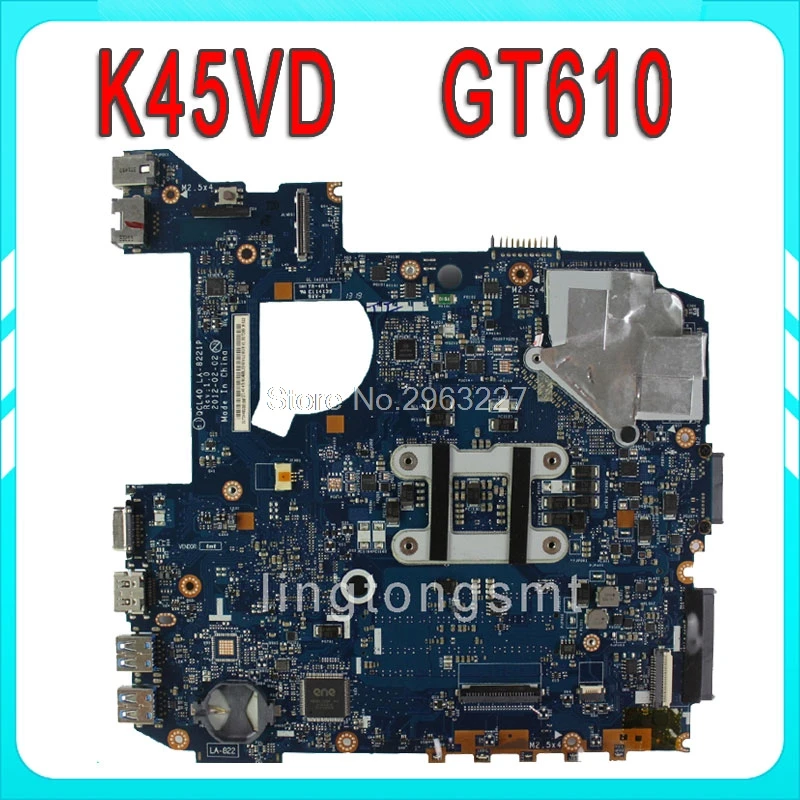 K45VD материнская плата QCL40 LA 8221P REV1.0 GT610M 2G для For Asus A85V K45VS K45VM ноутбука плата|geforce 610m|pga