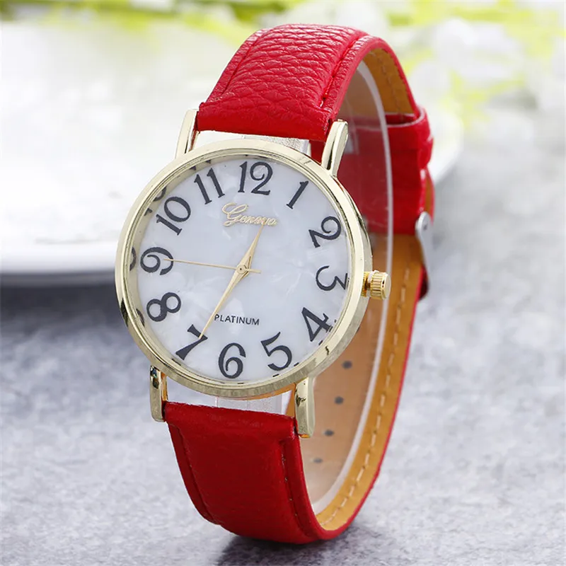 Фото Для женщин часы марки розового золота цветы кожа короткие наручные best бренд
