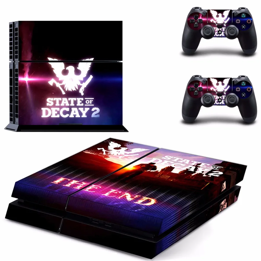 Состояние игры разложения 2 PS4 кожи Стикеры наклейка для Sony Игровые приставки 4