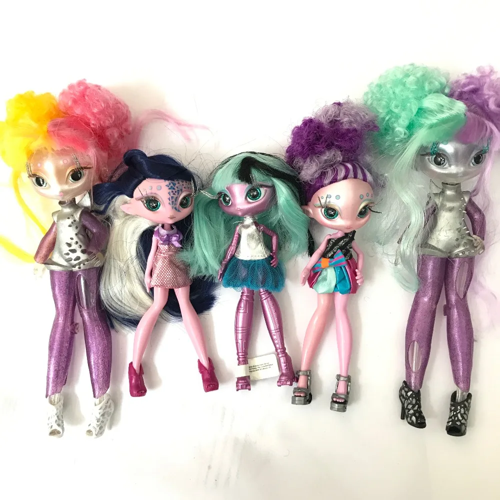 

NEW Figur Doll Alien Princess Stars dolls transparent body Multiple element set Christmas birthday gift toys