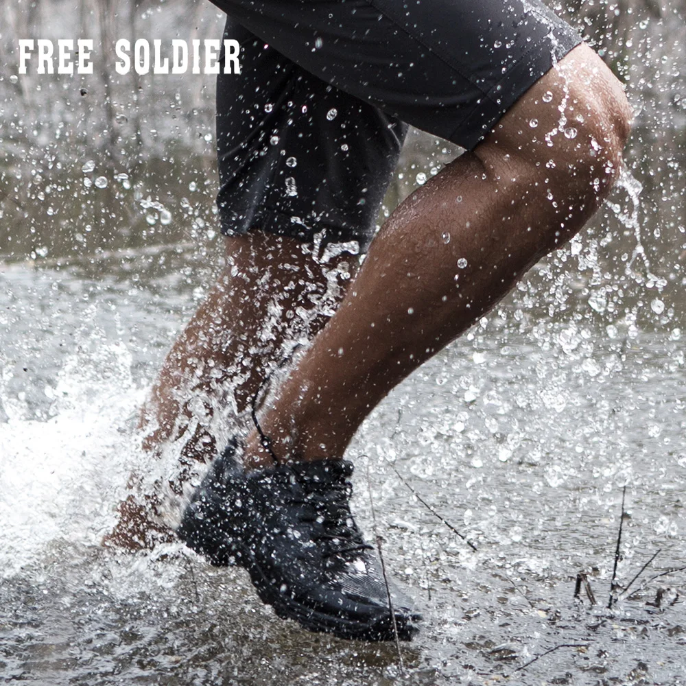 FREE SOLDIER Открытый кроссовки ходьбы мужчины восхождение спортивные ботинки