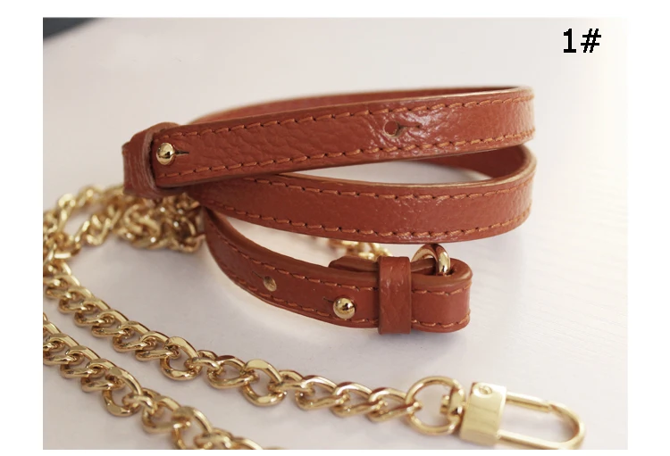 Роскошные пояса из натуральной кожи+ цепи сумка Strap95-123CM регулируемый ремешок через плечо Замена интимные аксессуары