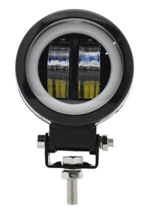 1PC round light 3 дюйма светодиодный рабочий светильник квадратный Портативный Точечный светильник s внедорожный грузовик Вождение машины лодки мотоцикла ATV 12V 24V Угол Глаза пятно луча - Цвет: 1PC round light