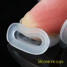 100 шт., силиконовая пигментная чашка с чернилами для тату, прозрачный держатель, размер SL для наконечника иглы, блок питания
