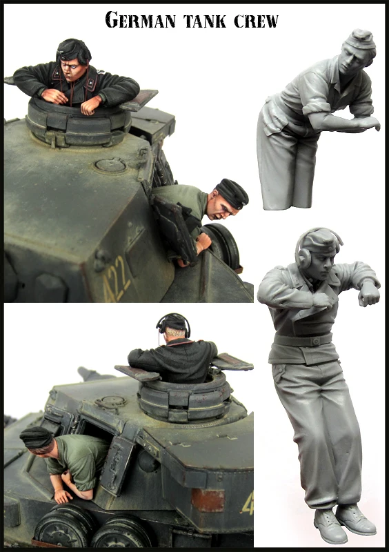 

1/35 model kit resin kit TANK CREW 451