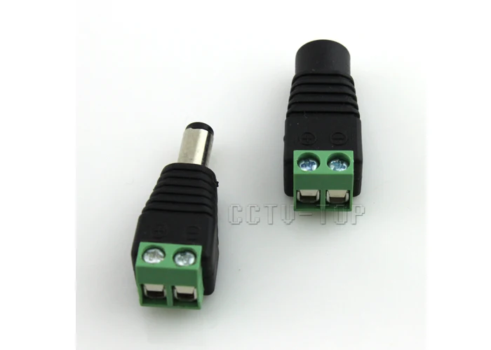 Разъем питания постоянного тока 100 шт./лот для камеры видеонаблюдения w0 |