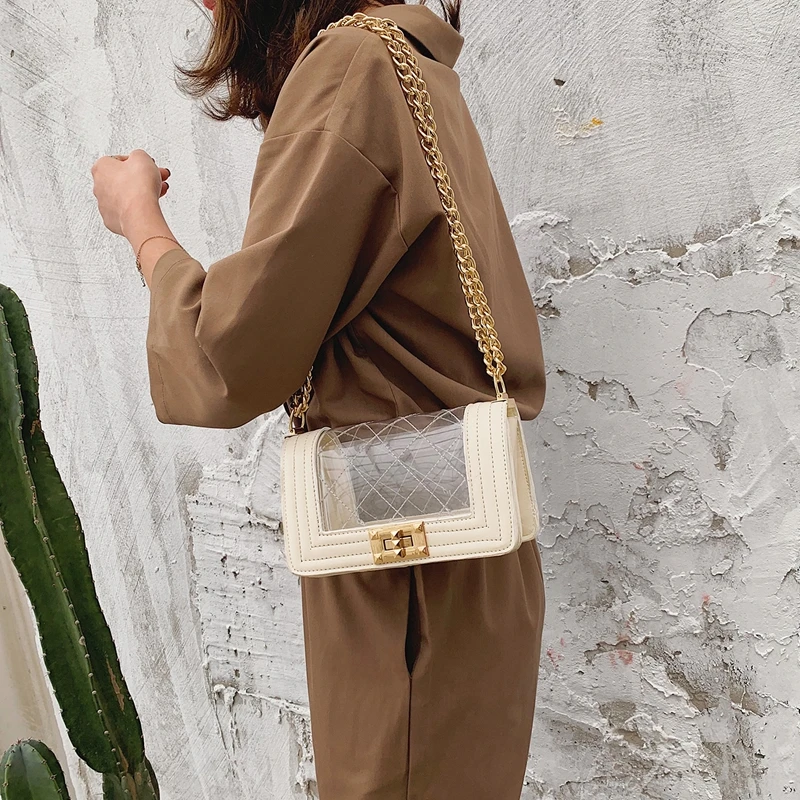 Youda/Новинка 2019 года модная женская сумка на плечо с цепочкой однотонная из