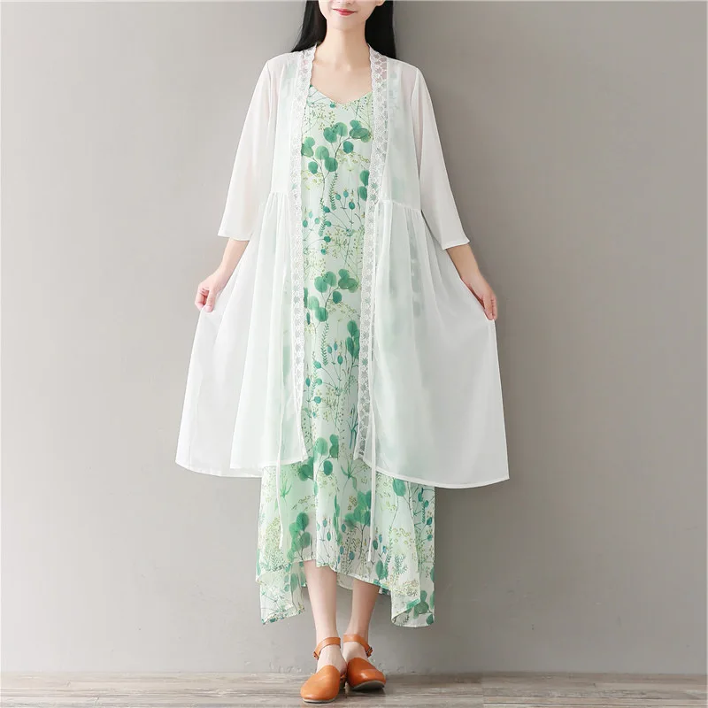 Летние Новинки для женщин свободный кардиган рубашка 2017 Блузка Большой размер