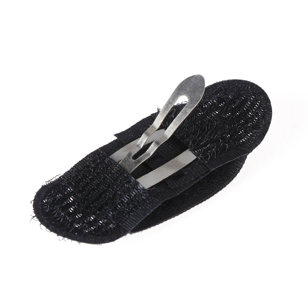 2PCS Breathable Bangs Mat Hair Clips Black Coffee Princess Hair Tool Set Bump It Up Volume Base Hair Inserts Invisible Hair Pins
