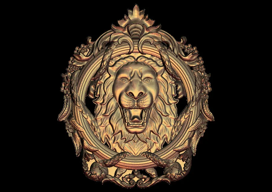 L5 3d Львы рельеф Скульптура модель ЧПУ роутер фрезерный станок лазерной