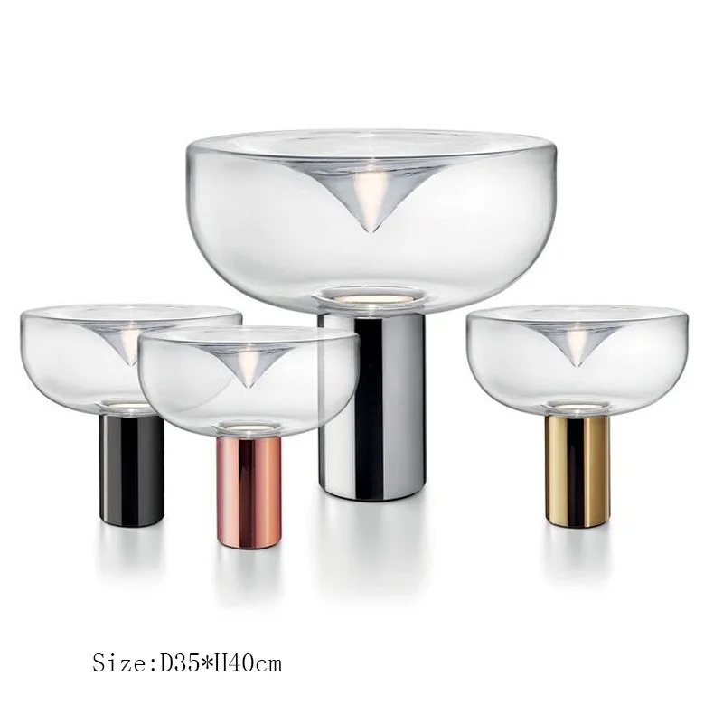 Современный Lumieres Verre Lampe стол Pour Salle Manger Cuisine Decoration Industrielle Luminaire Luminair|Настольные