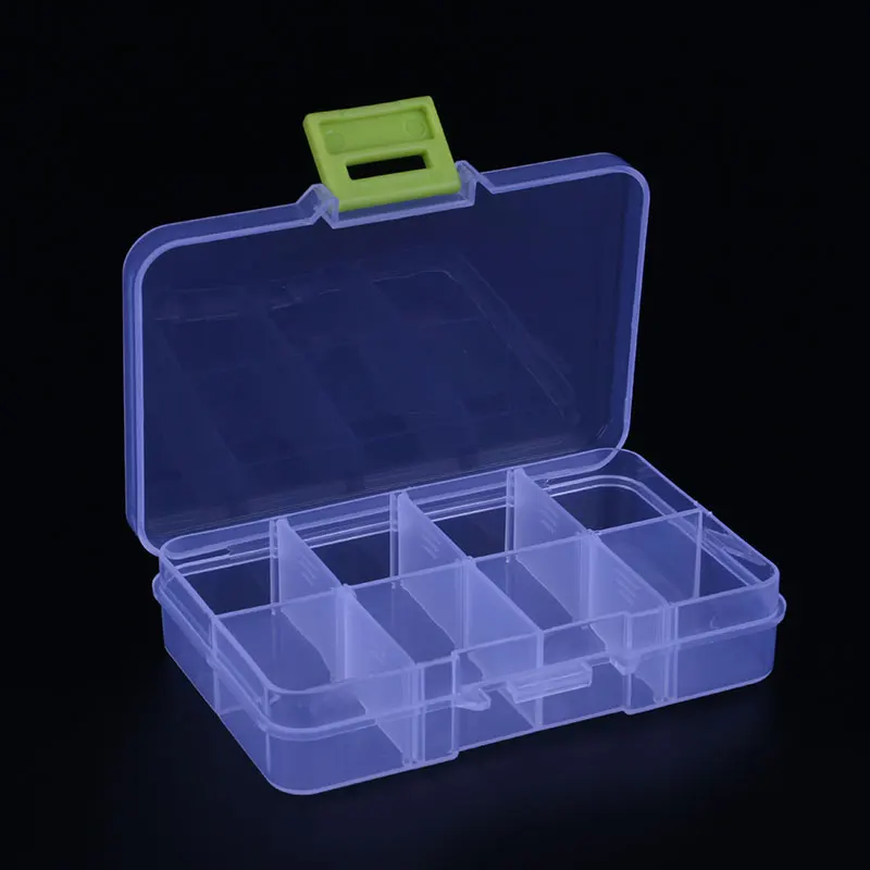 8 слотов ячеек портативный ящик для инструментов ювелирных изделий Коробка