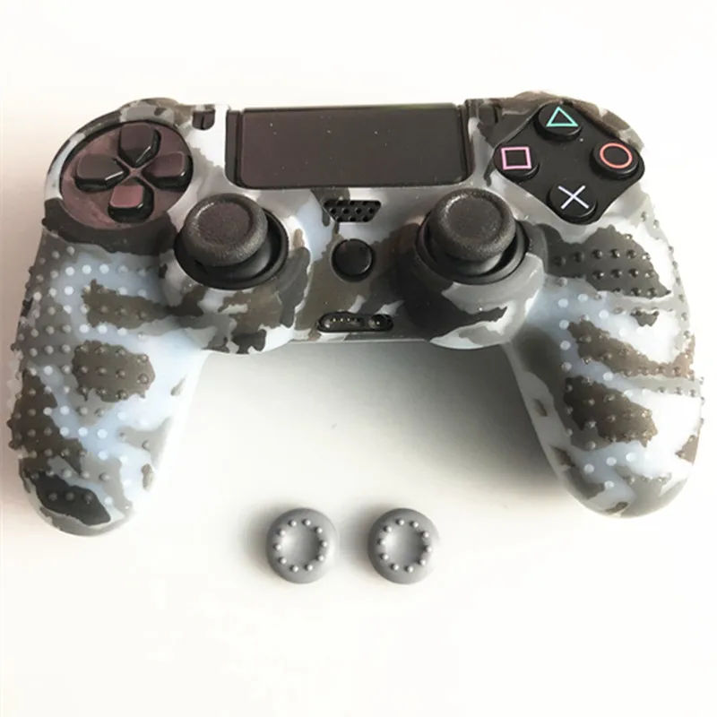 Силиконовый гелевый защитный чехол для контроллера PS4 точки Декаль кожух Playstation 4