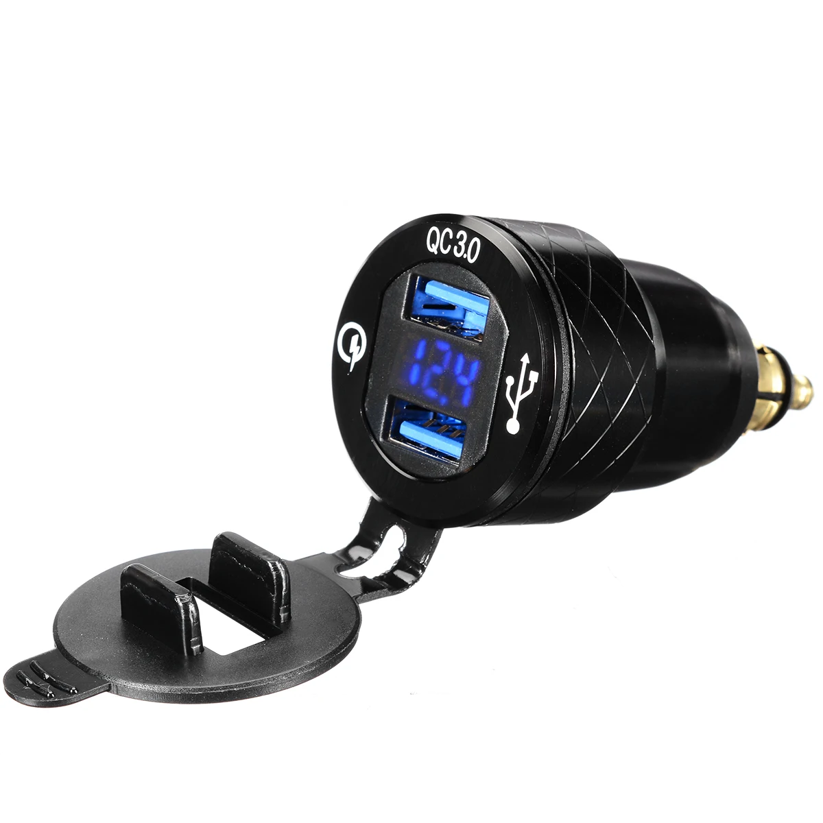

Мотоциклетное зарядное устройство с двумя USB-портами, 5 В, 2,1 А + 2,1 А