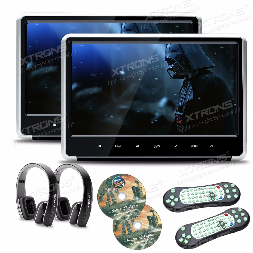 2 шт. Серебристые мониторы 11 6 дюйма HD цифровая TFT сенсорная панель 1080P видео